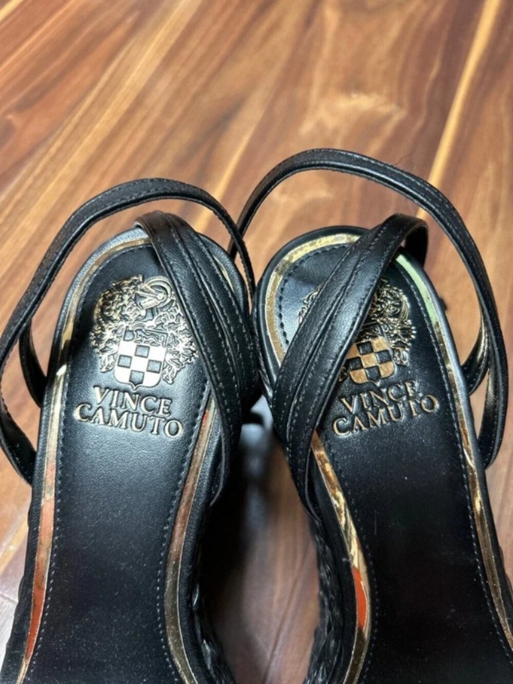 Vince Camaro Emrey Platform Wedge Sandals sz 9.5 - Picture 5 of 10